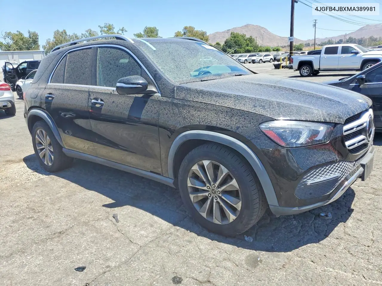 2021 Mercedes-Benz Gle 350 VIN: 4JGFB4JBXMA389981 Lot: 59661846