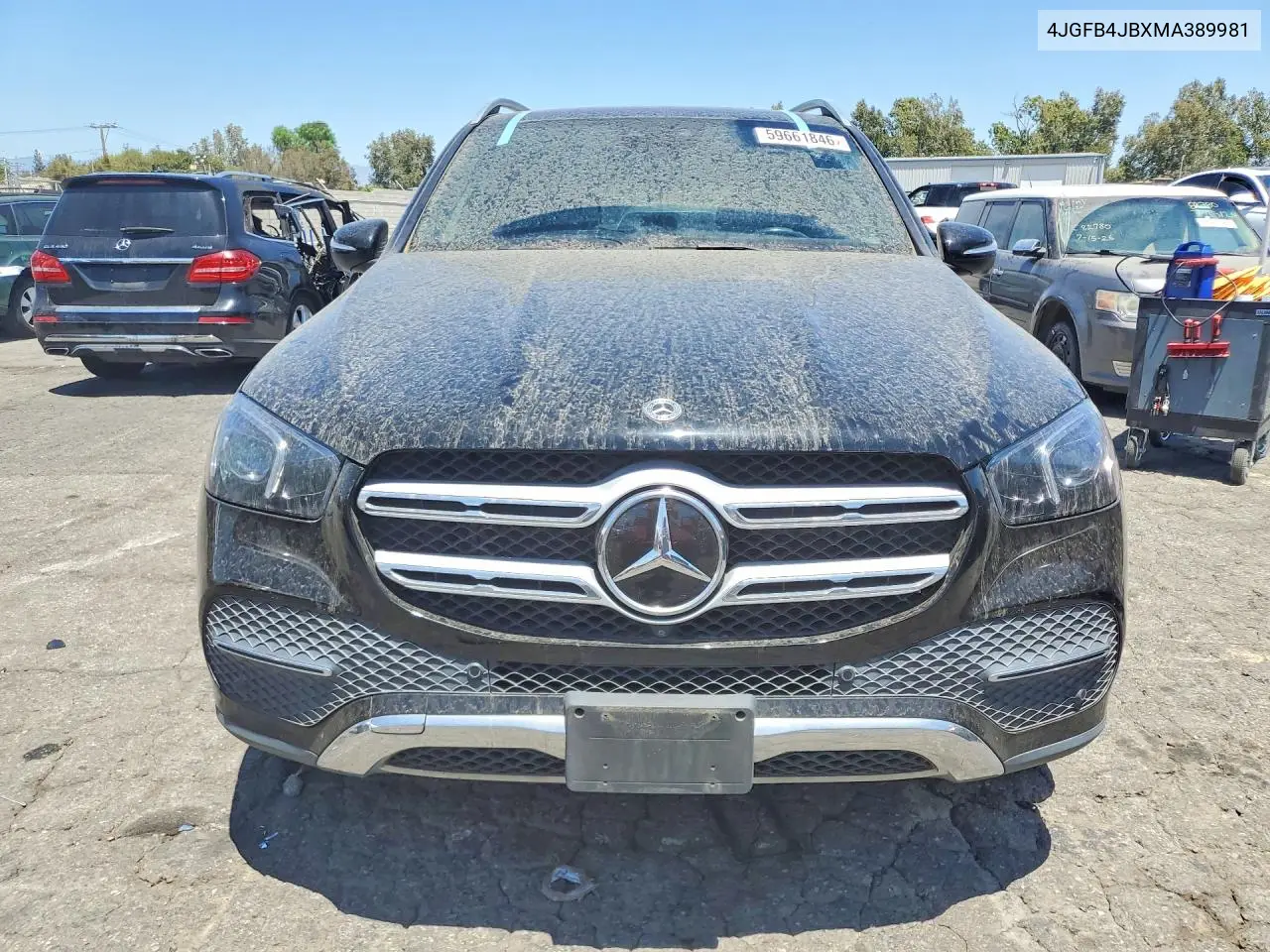 2021 Mercedes-Benz Gle 350 VIN: 4JGFB4JBXMA389981 Lot: 59661846