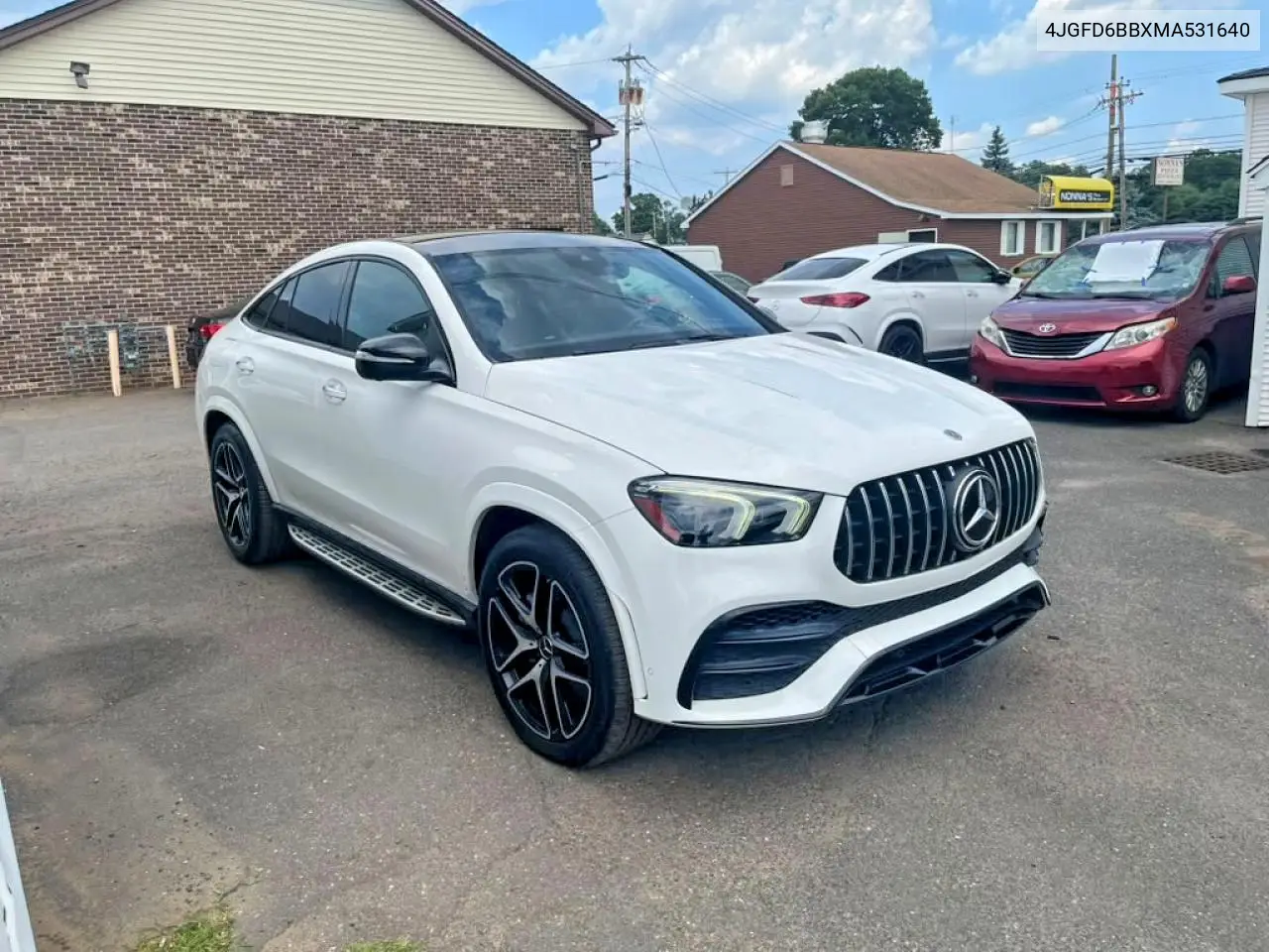 2021 Mercedes-Benz Gle Coupe Amg 53 4Matic VIN: 4JGFD6BBXMA531640 Lot: 59819046
