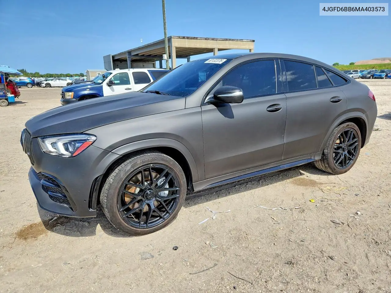 2021 Mercedes-Benz Gle Coupe Amg 53 4Matic VIN: 4JGFD6BB6MA403573 Lot: 60132376
