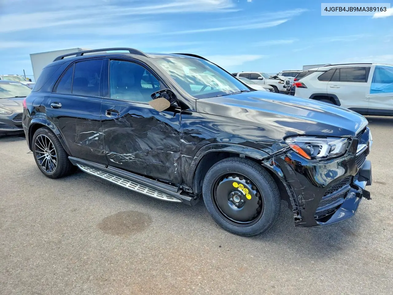 2021 Mercedes-Benz Gle 350 VIN: 4JGFB4JB9MA389163 Lot: 60706376