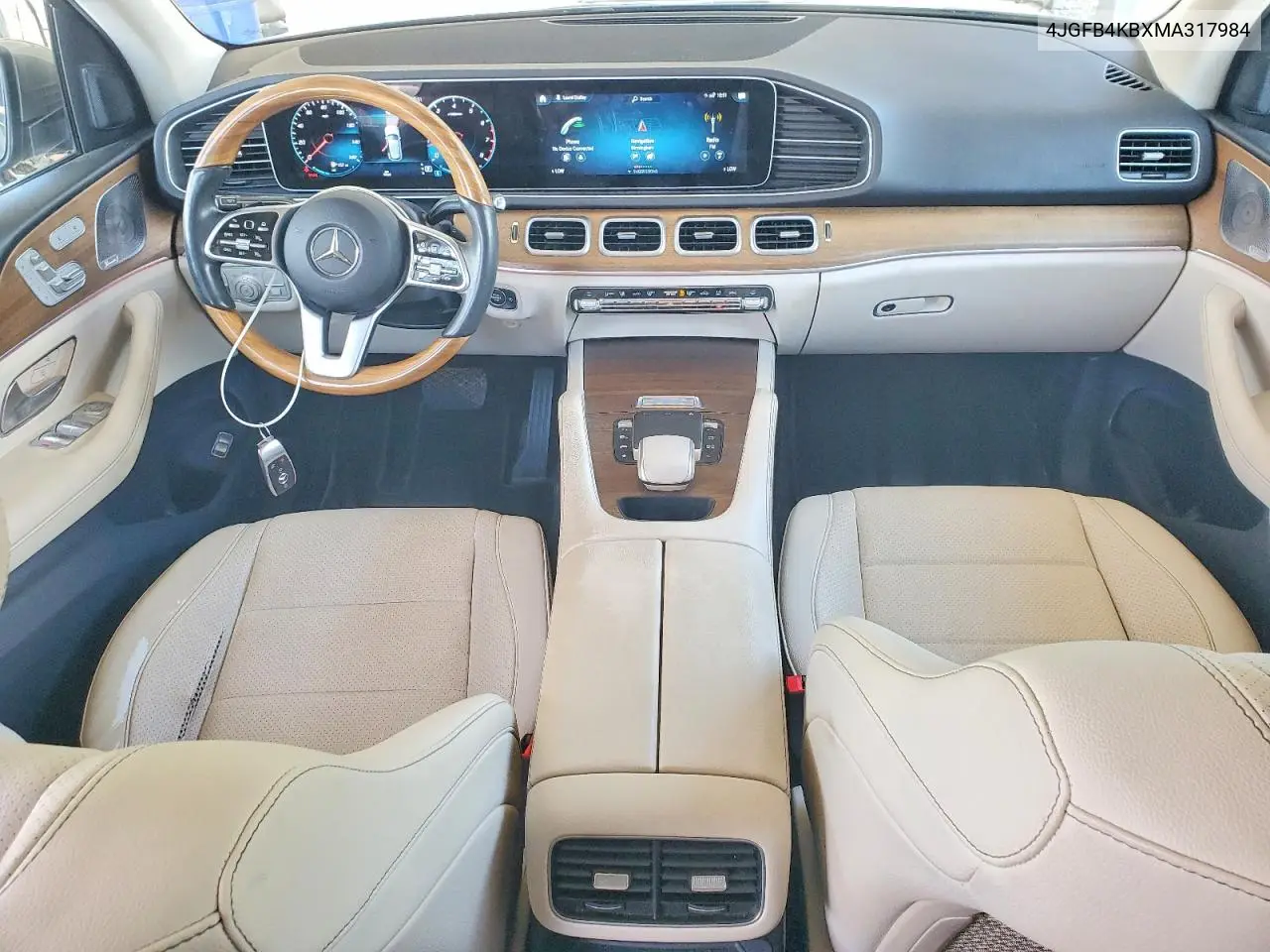 2021 Mercedes-Benz Gle 350 4Matic VIN: 4JGFB4KBXMA317984 Lot: 61150936