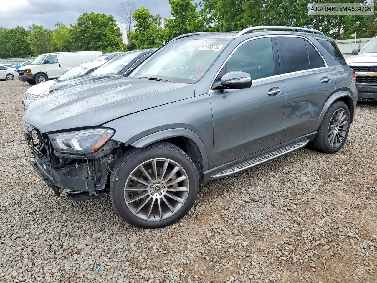 2021 Mercedes-Benz Gle 350 4Matic VIN: 4JGFB4KB5MA524735 Lot: 61836966