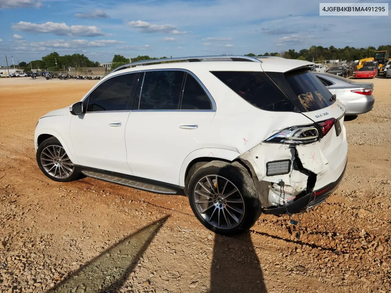 4JGFB4KB1MA491295 2021 Mercedes-Benz Gle 350 4Matic