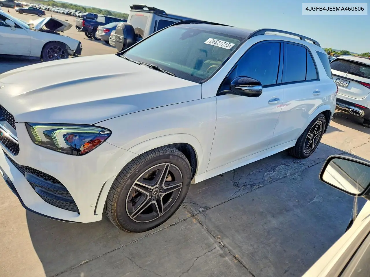 2021 Mercedes-Benz Gle 350 VIN: 4JGFB4JE8MA460606 Lot: 85621725