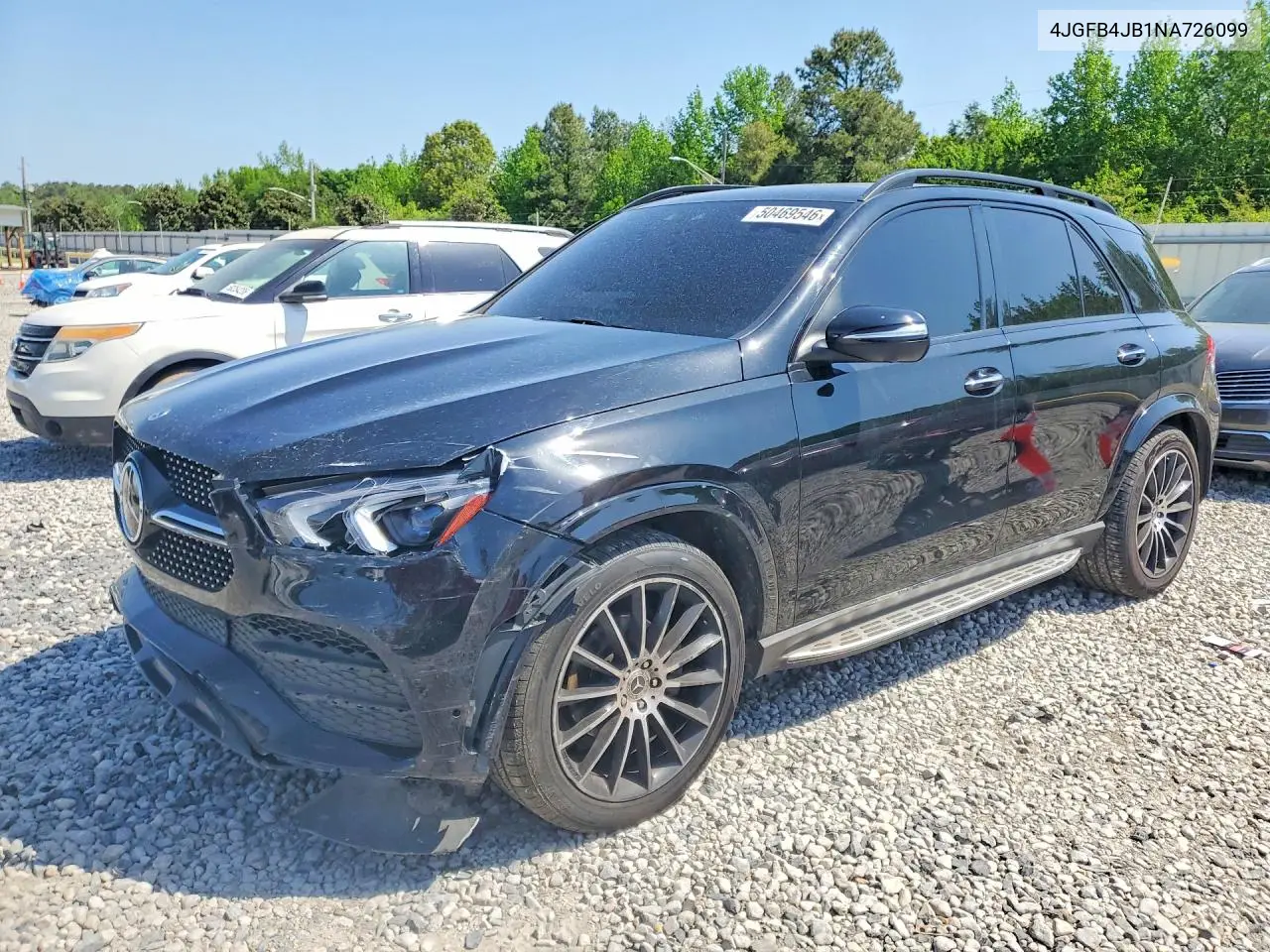 2022 Mercedes-Benz Gle 350 VIN: 4JGFB4JB1NA726099 Lot: 50469546