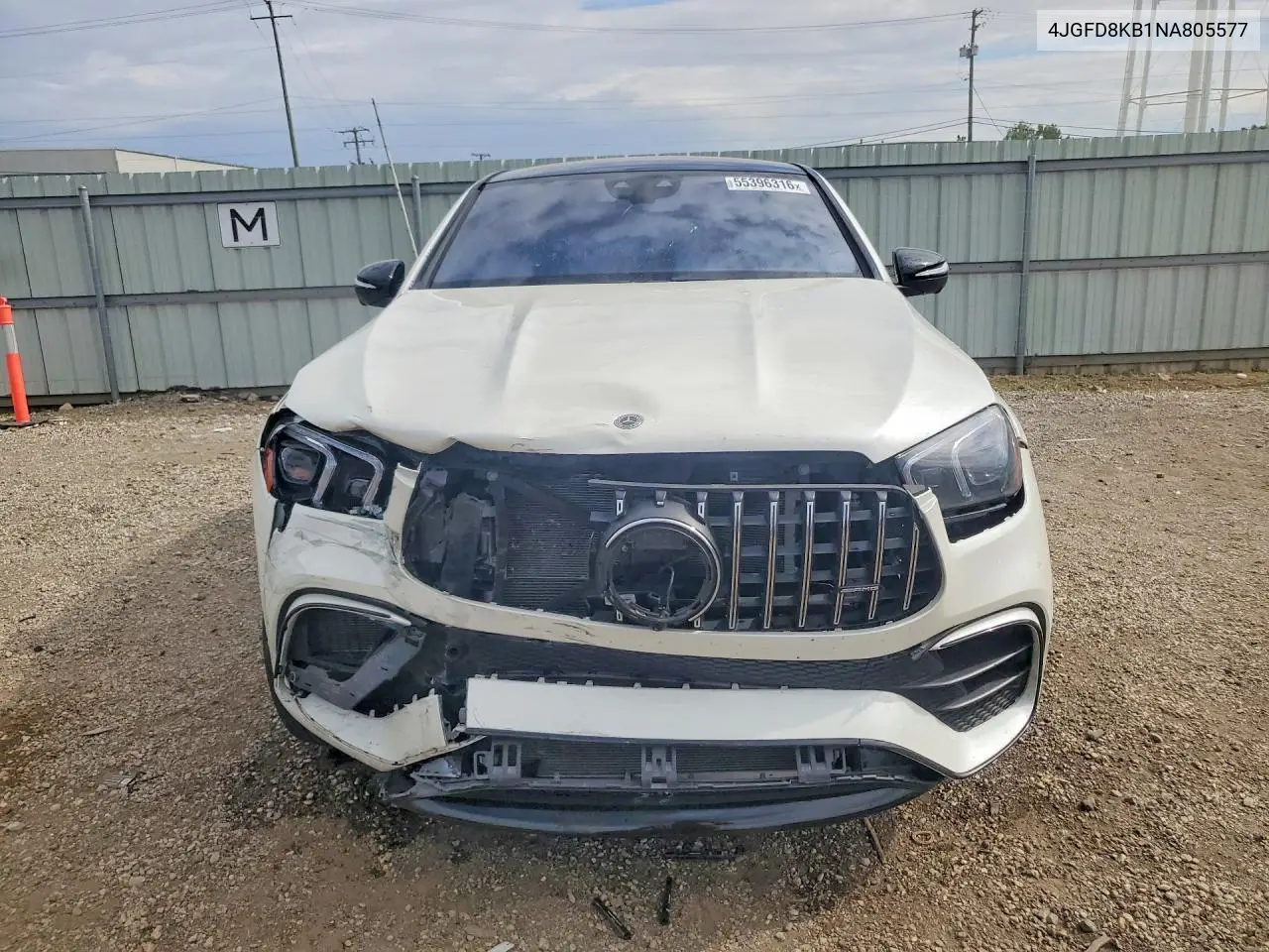2022 Mercedes-Benz Gle Coupe 63 S 4Matic Amg VIN: 4JGFD8KB1NA805577 Lot: 55396316