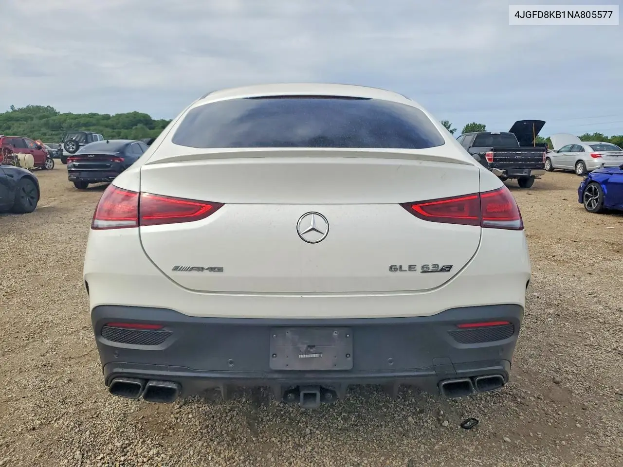 2022 Mercedes-Benz Gle Coupe 63 S 4Matic Amg VIN: 4JGFD8KB1NA805577 Lot: 55396316