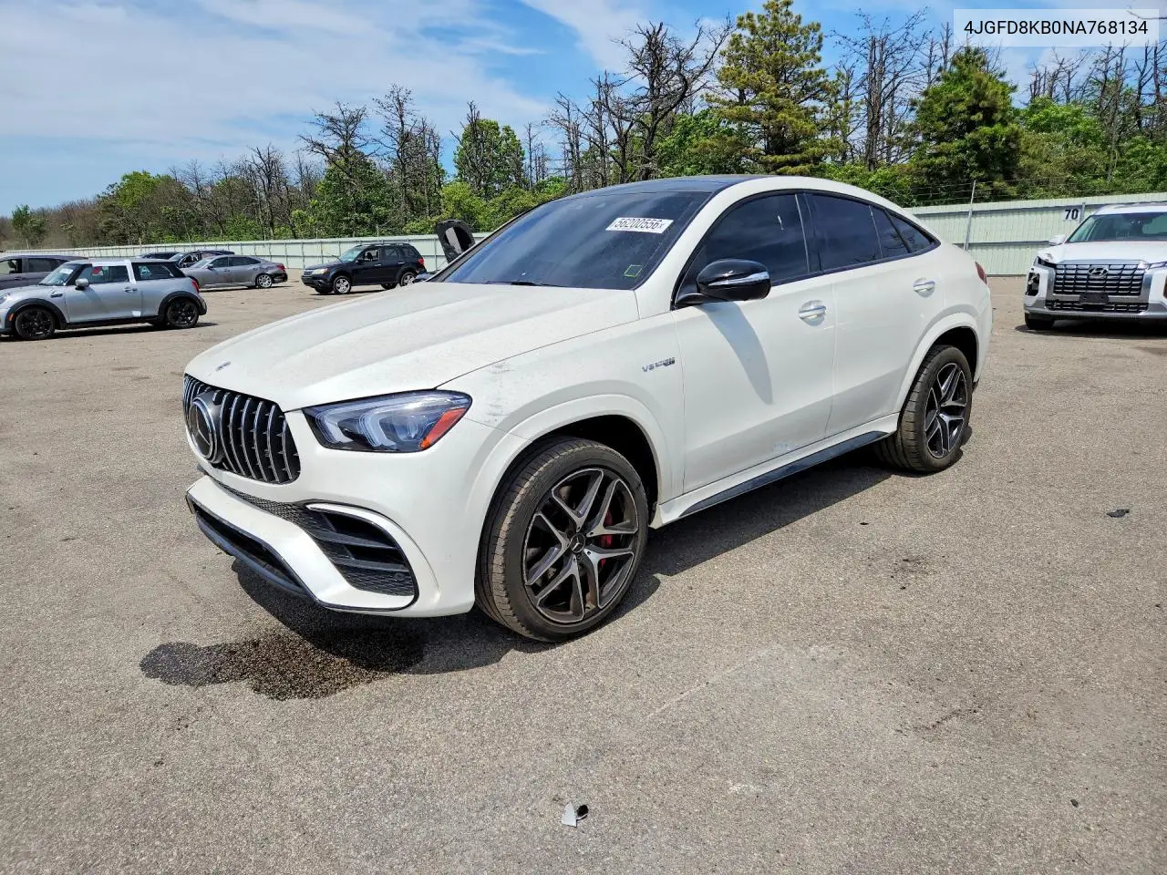 2022 Mercedes-Benz Gle Coupe 63 S 4Matic Amg VIN: 4JGFD8KB0NA768134 Lot: 56200556