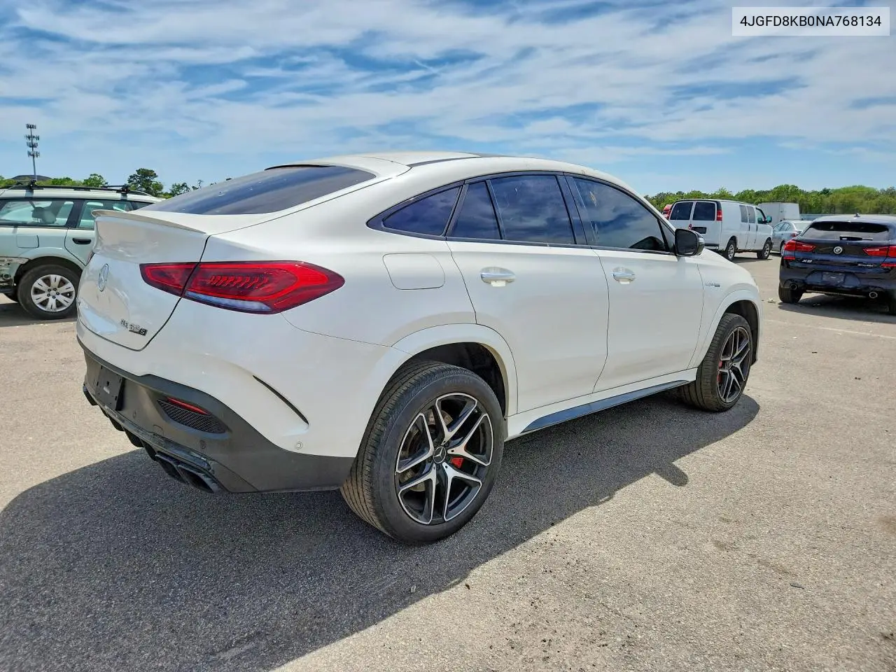 2022 Mercedes-Benz Gle Coupe 63 S 4Matic Amg VIN: 4JGFD8KB0NA768134 Lot: 56200556