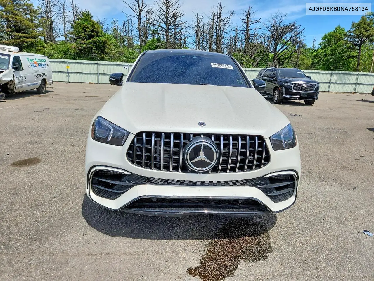 2022 Mercedes-Benz Gle Coupe 63 S 4Matic Amg VIN: 4JGFD8KB0NA768134 Lot: 56200556