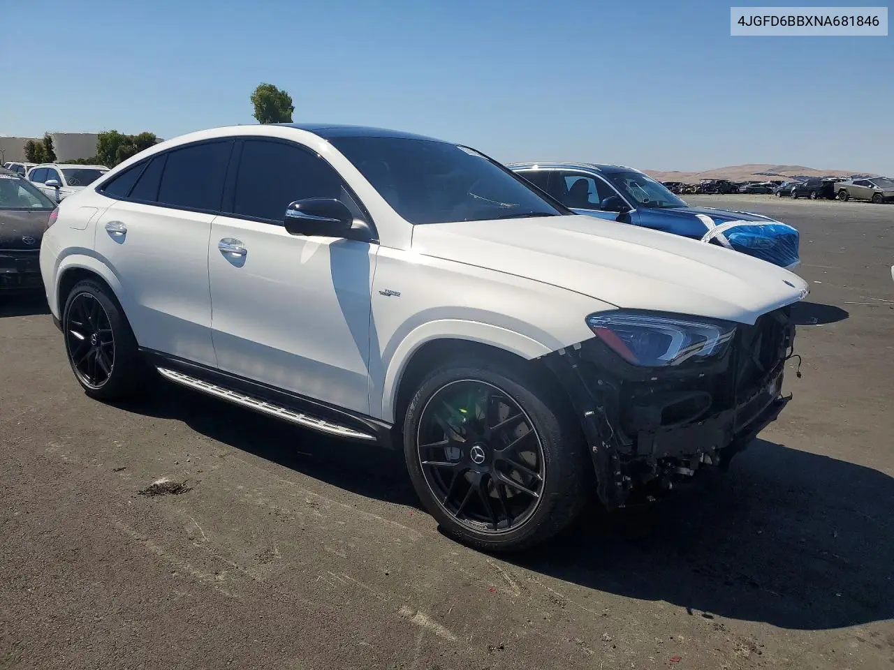 2022 Mercedes-Benz Gle Coupe Amg 53 4Matic VIN: 4JGFD6BBXNA681846 Lot: 57401756