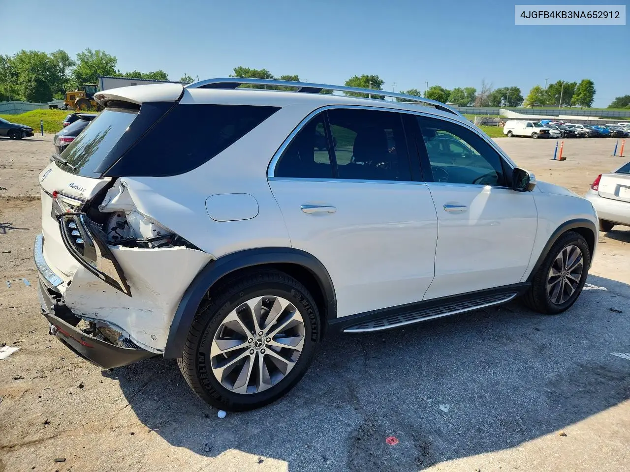 2022 Mercedes-Benz Gle 350 4Matic VIN: 4JGFB4KB3NA652912 Lot: 57590186