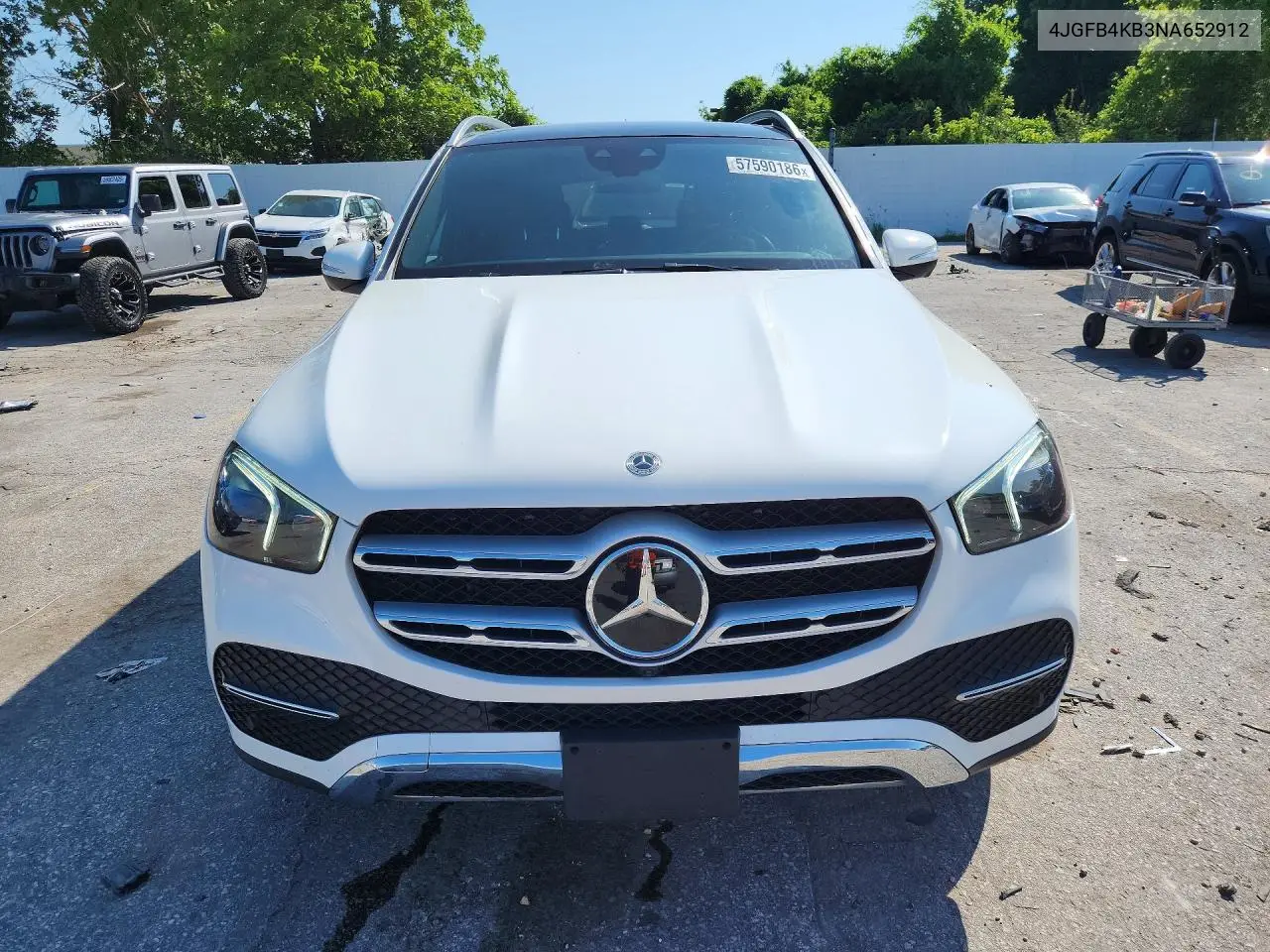 2022 Mercedes-Benz Gle 350 4Matic VIN: 4JGFB4KB3NA652912 Lot: 57590186