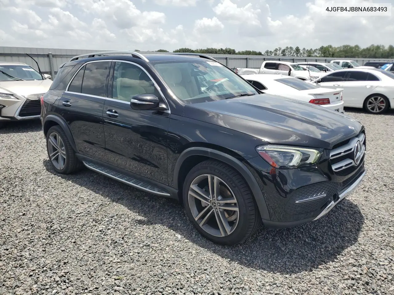 2022 Mercedes-Benz Gle 350 VIN: 4JGFB4JB8NA683493 Lot: 59963976