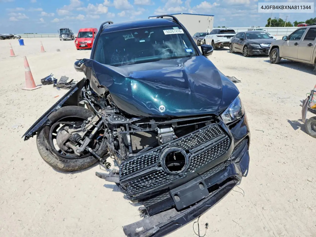 2022 Mercedes-Benz Gle 350 4Matic VIN: 4JGFB4KBXNA811344 Lot: 60267416
