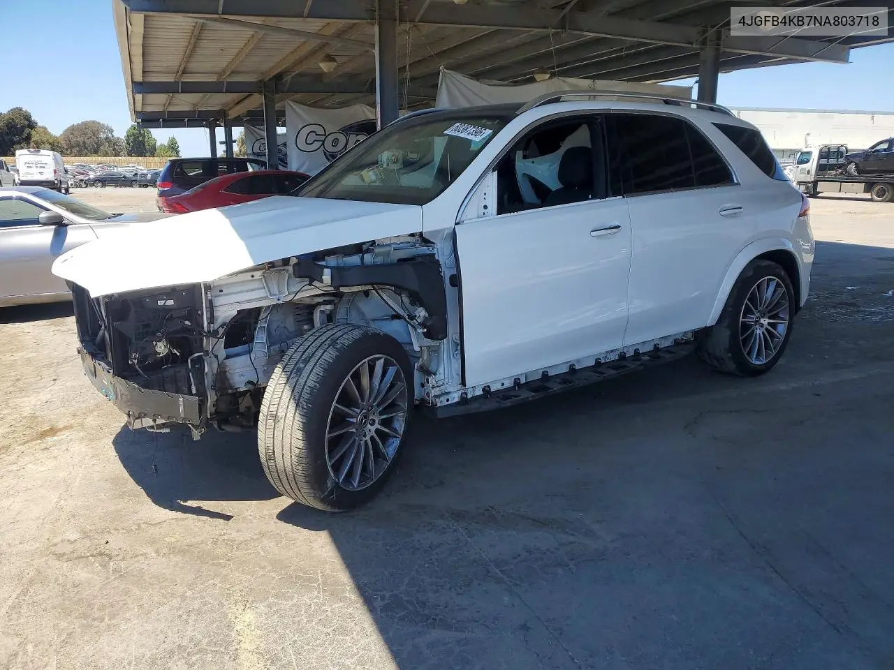 2022 Mercedes-Benz Gle 350 4Matic VIN: 4JGFB4KB7NA803718 Lot: 60387396
