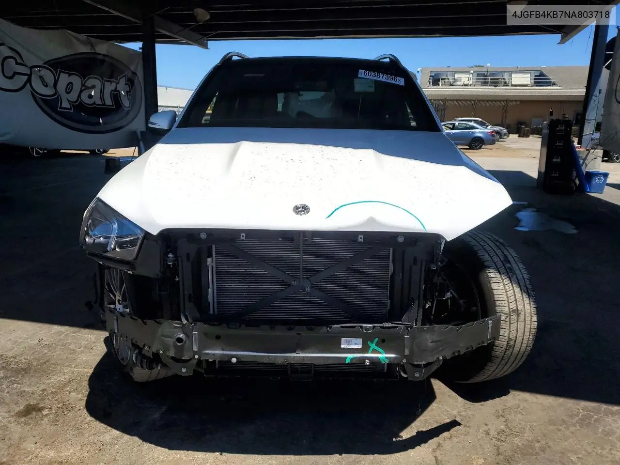 2022 Mercedes-Benz Gle 350 4Matic VIN: 4JGFB4KB7NA803718 Lot: 60387396