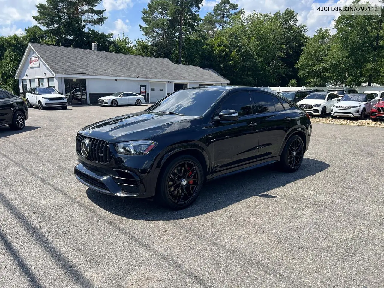 2022 Mercedes-Benz Gle Coupe 63 S 4Matic Amg VIN: 4JGFD8KB3NA797112 Lot: 60530206