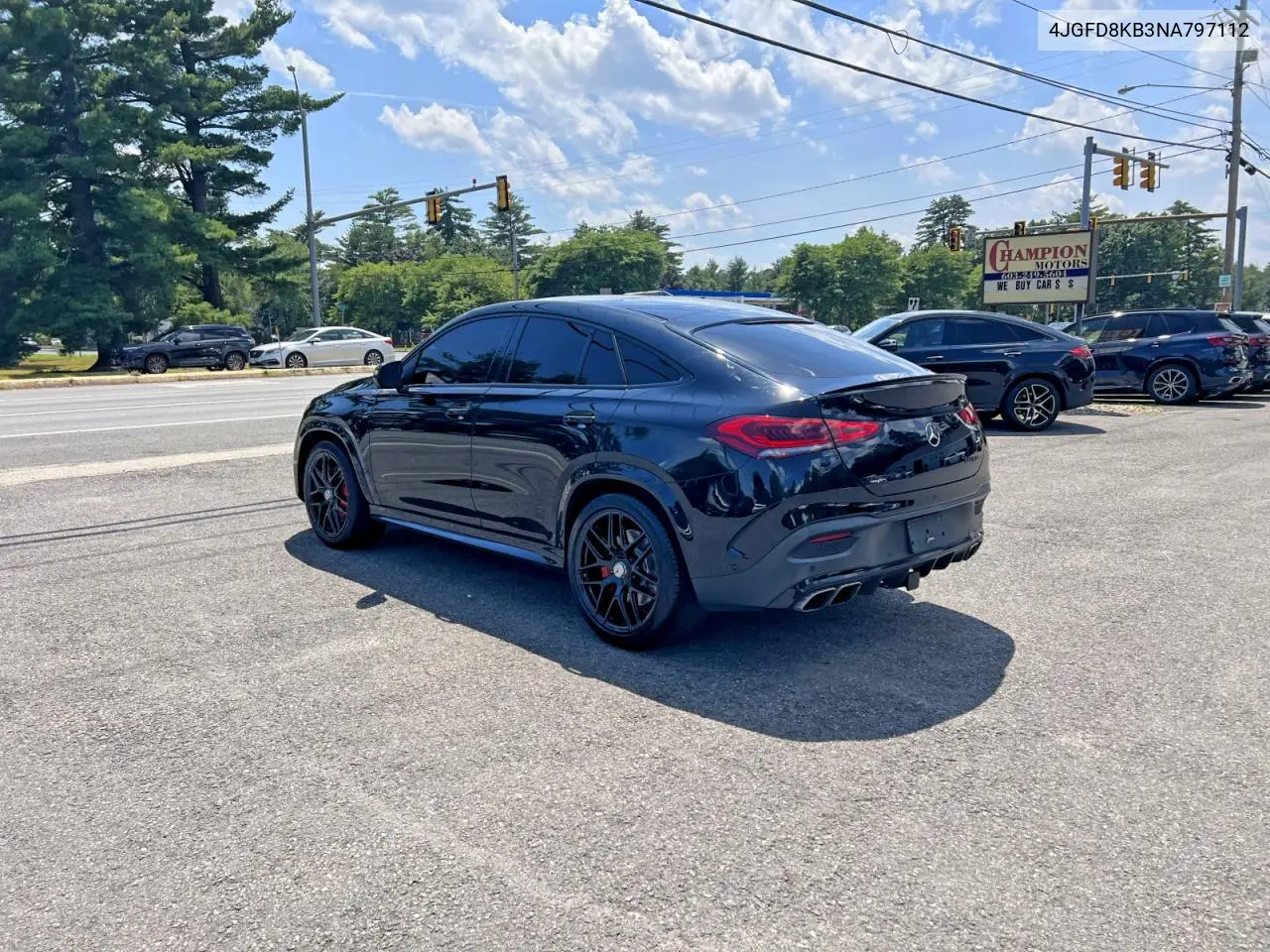 2022 Mercedes-Benz Gle Coupe 63 S 4Matic Amg VIN: 4JGFD8KB3NA797112 Lot: 60530206