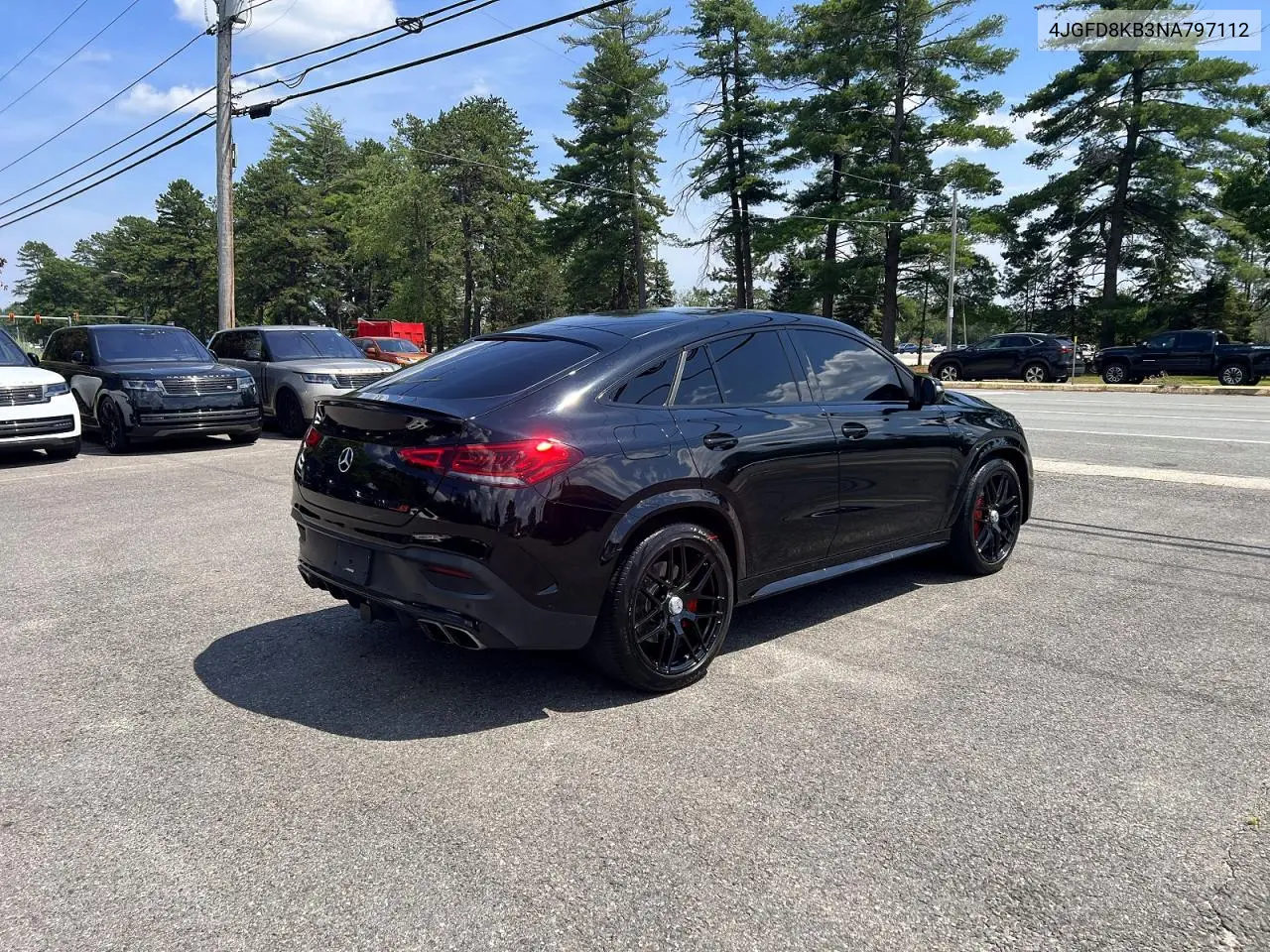 2022 Mercedes-Benz Gle Coupe 63 S 4Matic Amg VIN: 4JGFD8KB3NA797112 Lot: 60530206