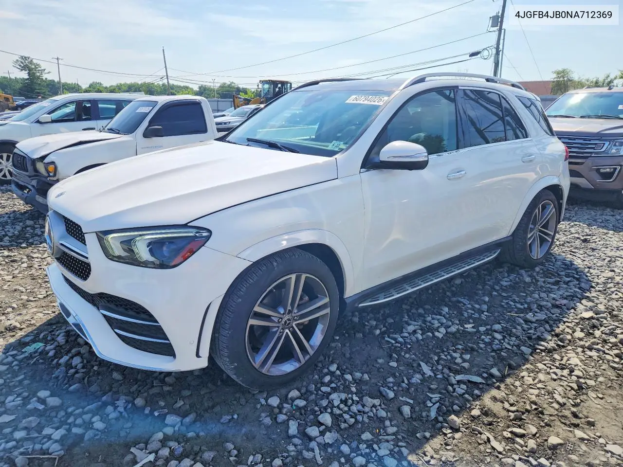 2022 Mercedes-Benz Gle 350 VIN: 4JGFB4JB0NA712369 Lot: 60794026