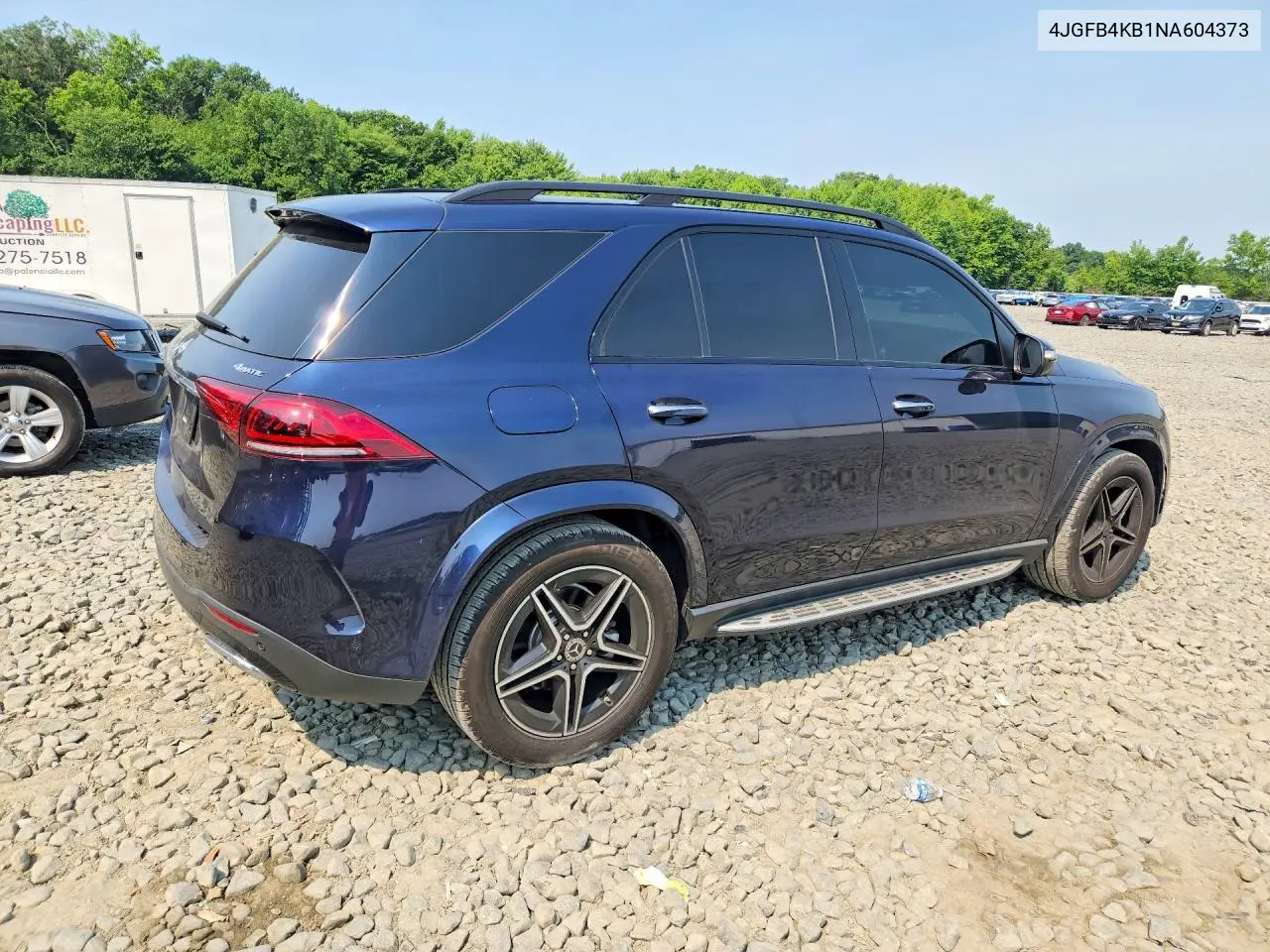 2022 Mercedes-Benz Gle 350 4Matic VIN: 4JGFB4KB1NA604373 Lot: 60890446