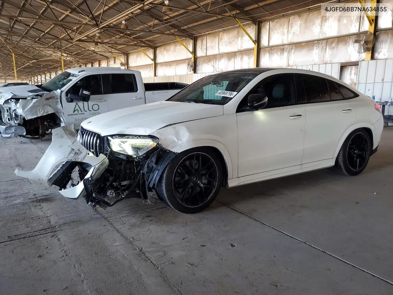 2022 Mercedes-Benz Gle Coupe Amg 53 4Matic VIN: 4JGFD6BB7NA634855 Lot: 60969796