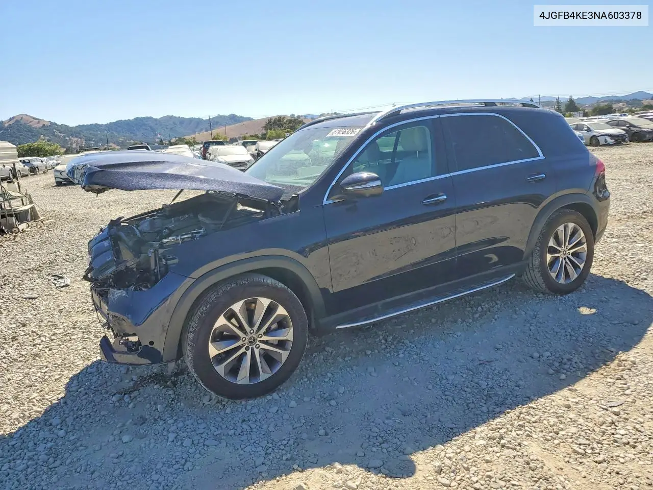 2022 Mercedes-Benz Gle 350 4Matic VIN: 4JGFB4KE3NA603378 Lot: 61056326
