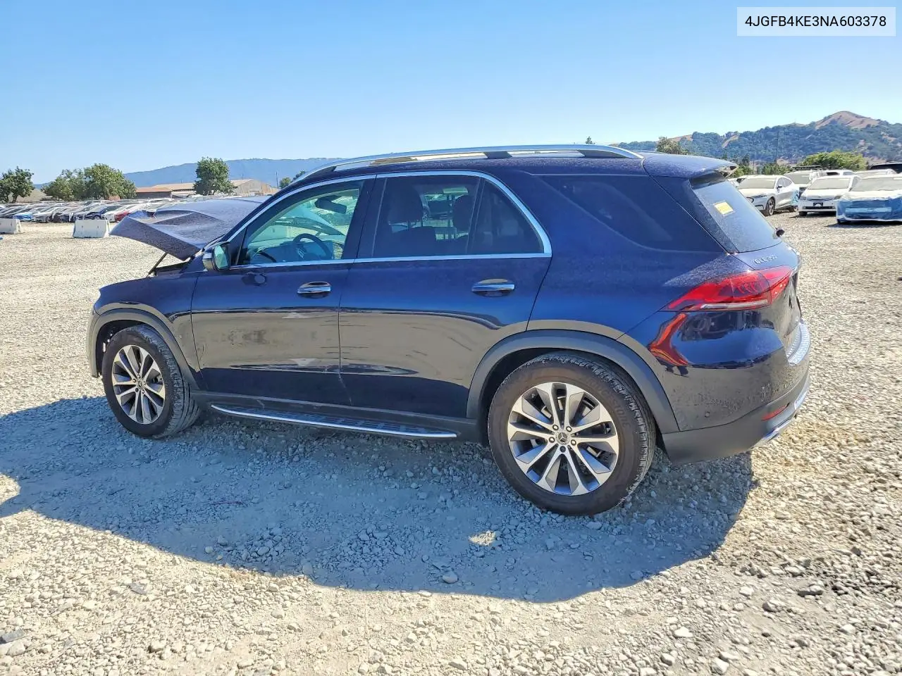 2022 Mercedes-Benz Gle 350 4Matic VIN: 4JGFB4KE3NA603378 Lot: 61056326