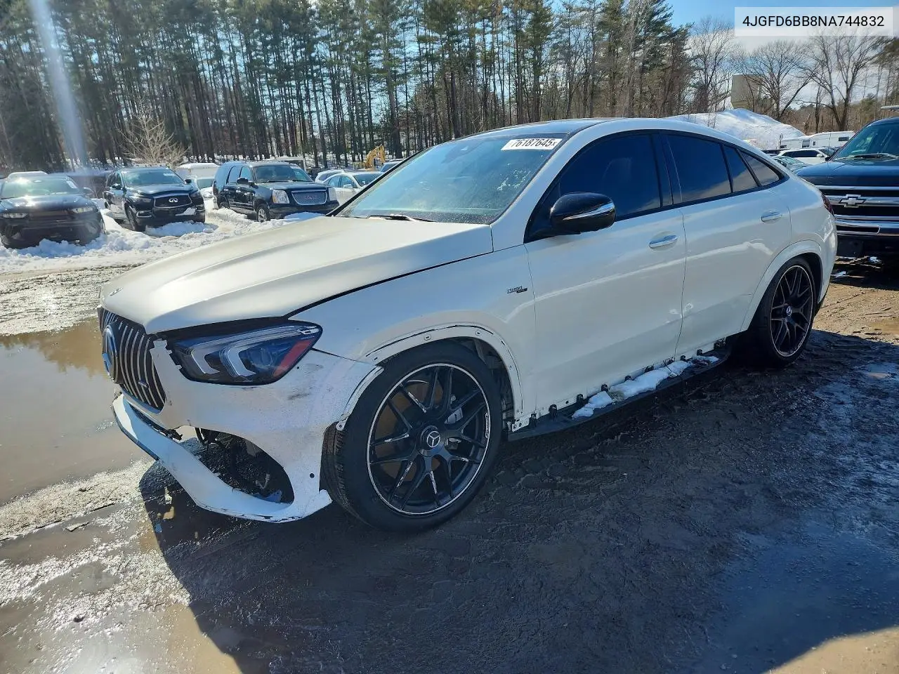 2022 Mercedes-Benz Gle Coupe Amg 53 4Matic VIN: 4JGFD6BB8NA744832 Lot: 76187645