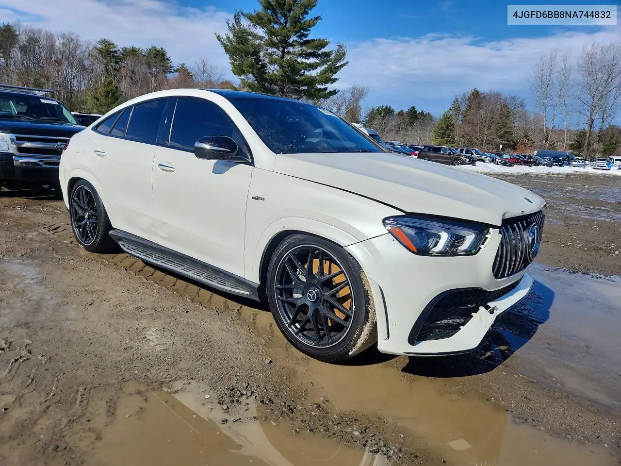 2022 Mercedes-Benz Gle Coupe Amg 53 4Matic VIN: 4JGFD6BB8NA744832 Lot: 76187645