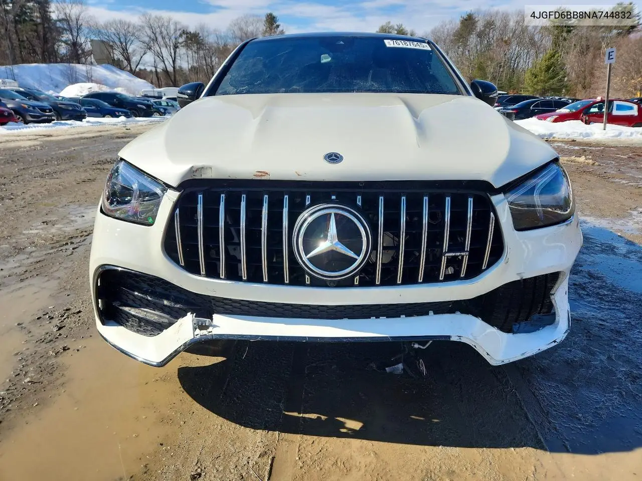 2022 Mercedes-Benz Gle Coupe Amg 53 4Matic VIN: 4JGFD6BB8NA744832 Lot: 76187645