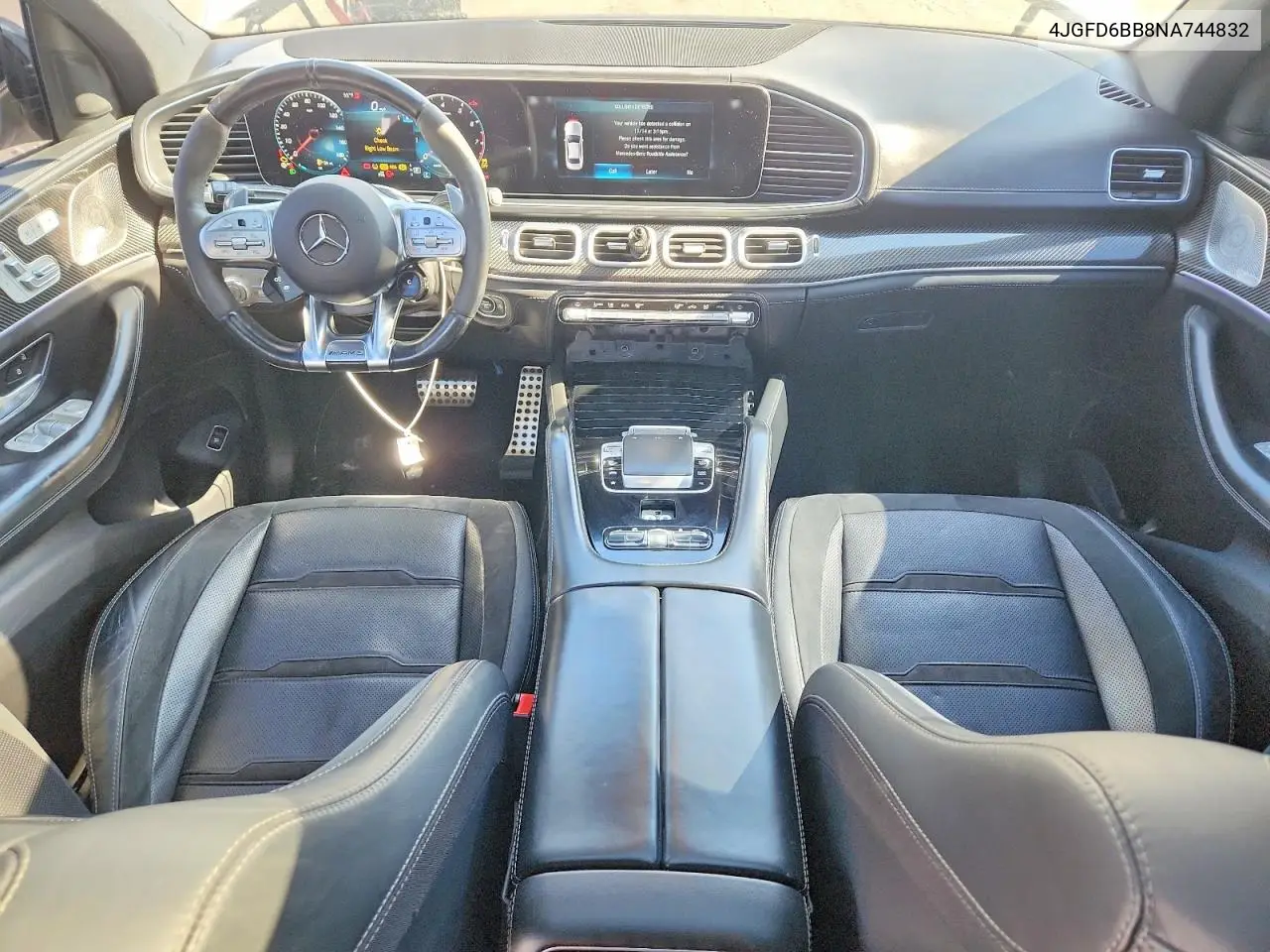 2022 Mercedes-Benz Gle Coupe Amg 53 4Matic VIN: 4JGFD6BB8NA744832 Lot: 76187645