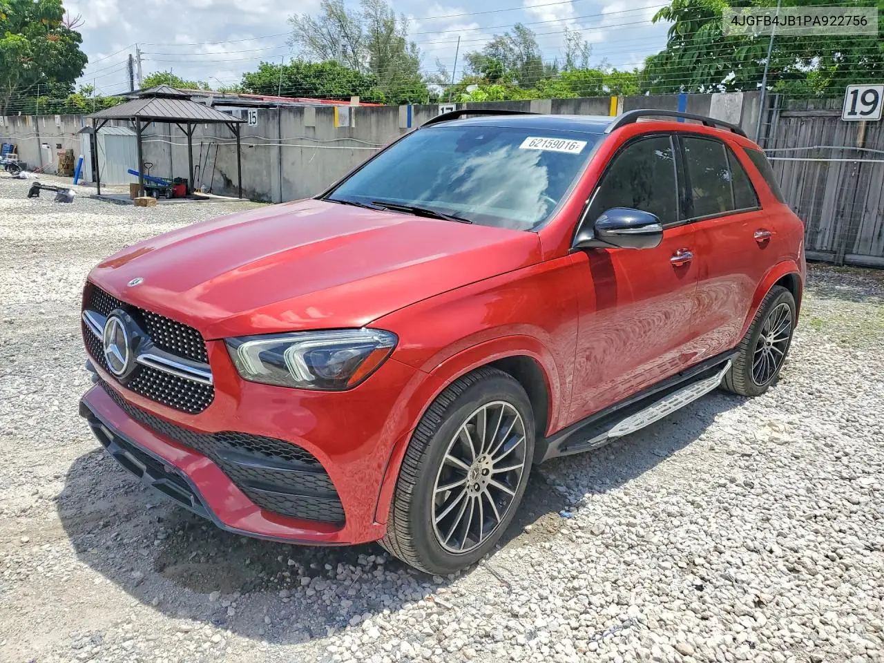 2023 Mercedes-Benz Gle 350 VIN: 4JGFB4JB1PA922756 Lot: 62159016