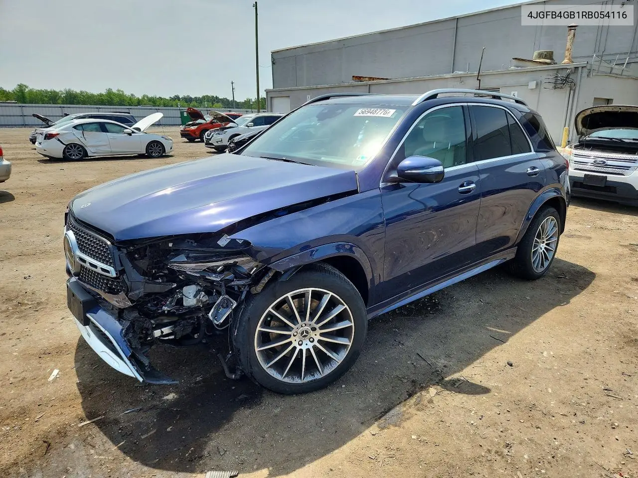 2024 Mercedes-Benz Gle 450E 4Matic VIN: 4JGFB4GB1RB054116 Lot: 56948776