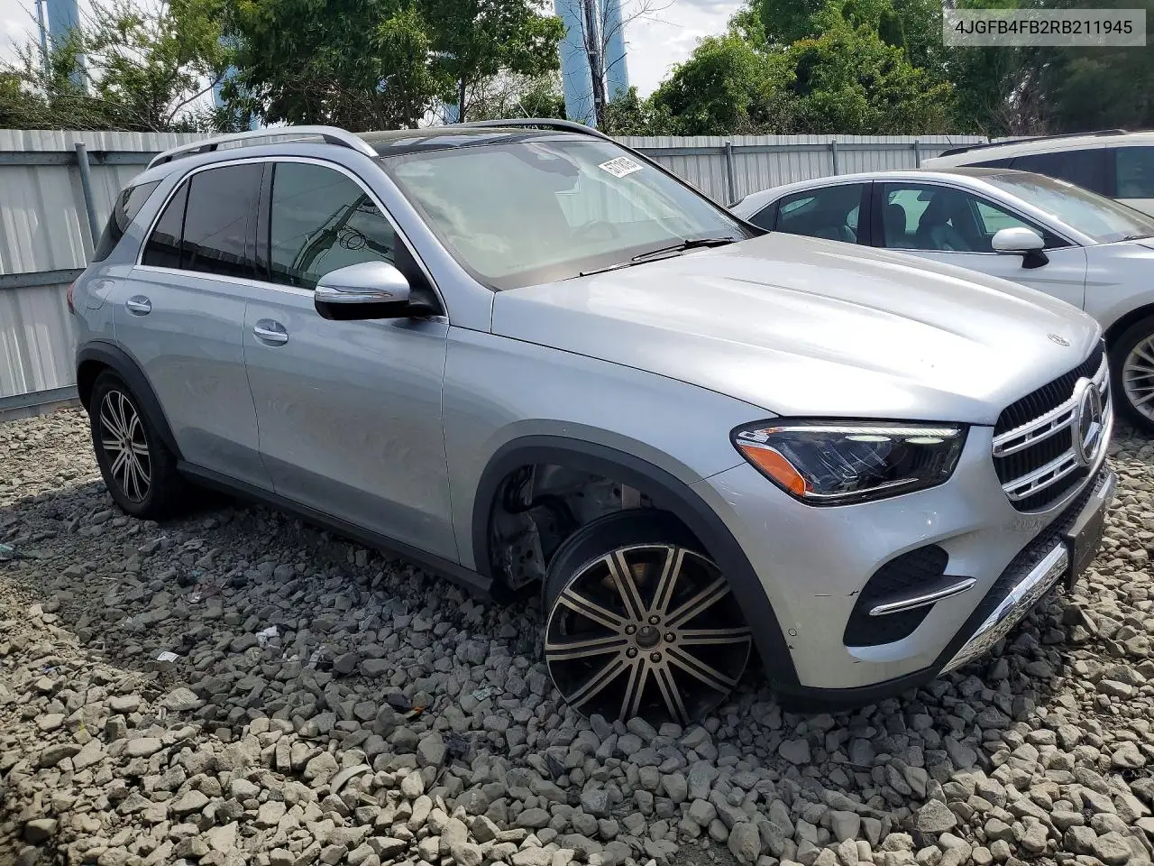 2024 Mercedes-Benz Gle 350 4Matic VIN: 4JGFB4FB2RB211945 Lot: 57718196