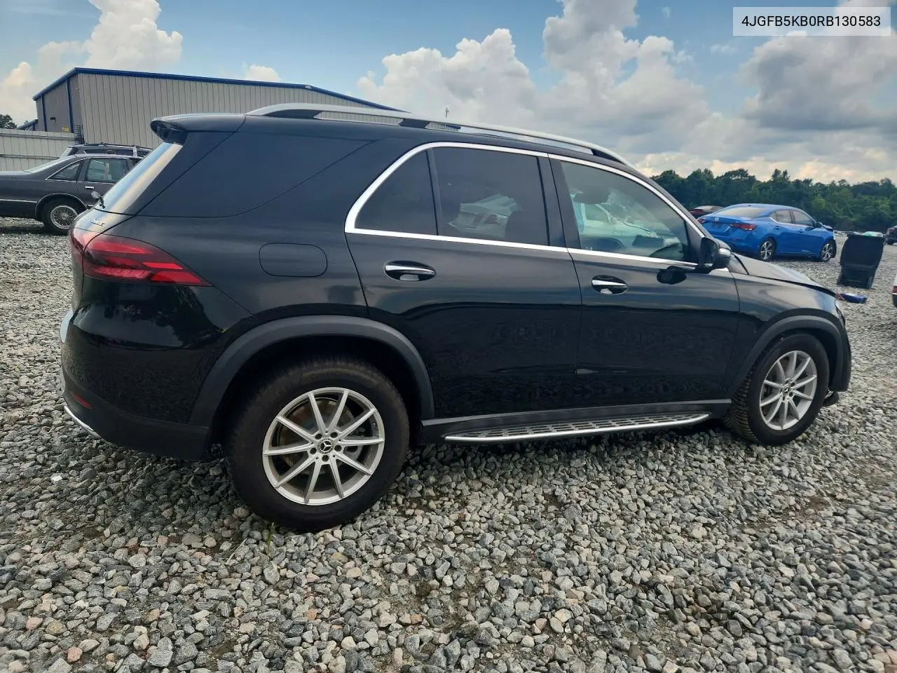 2024 Mercedes-Benz Gle 450 4Matic VIN: 4JGFB5KB0RB130583 Lot: 59850606