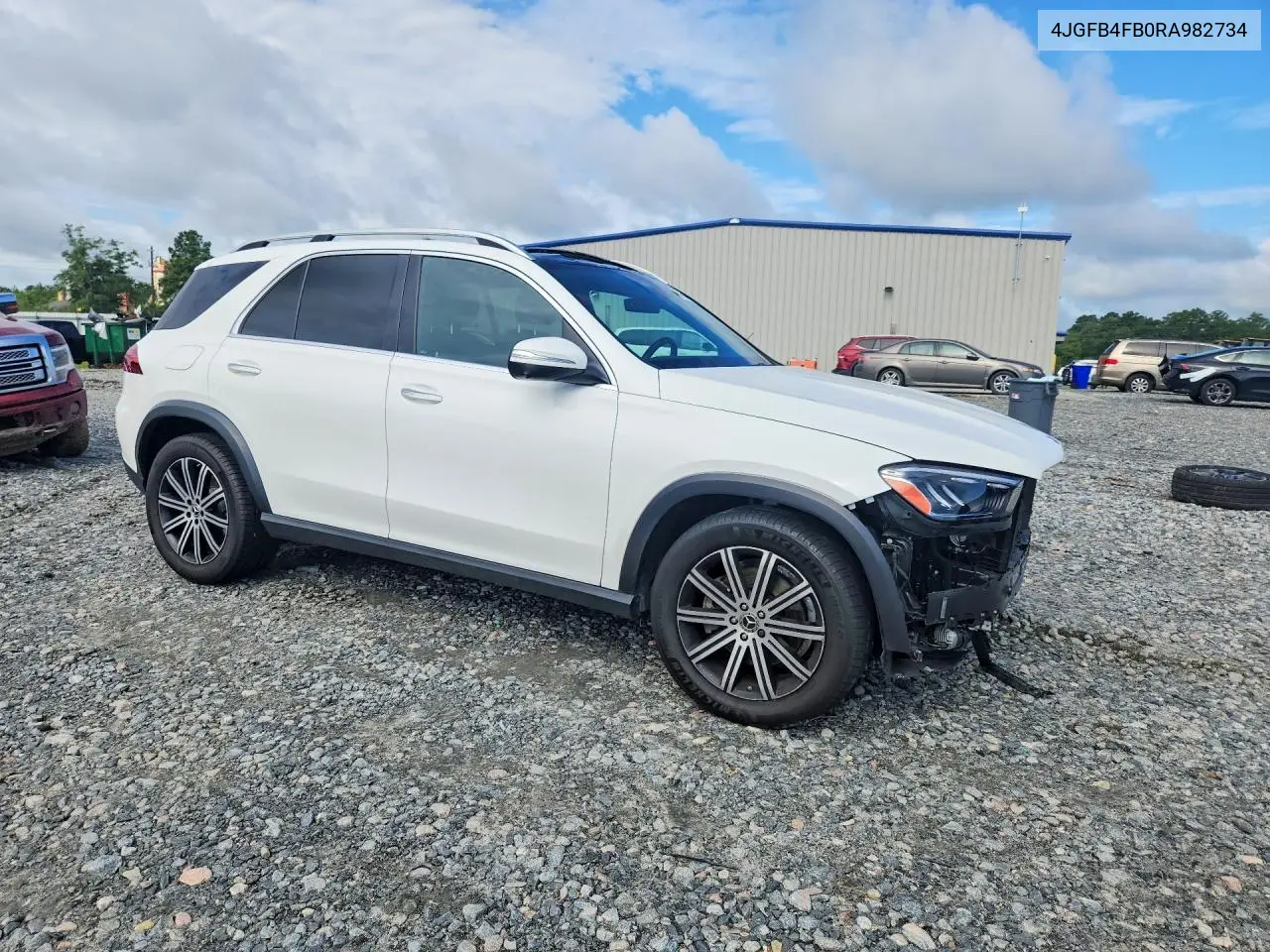 2024 Mercedes-Benz Gle 350 4Matic VIN: 4JGFB4FB0RA982734 Lot: 60608806