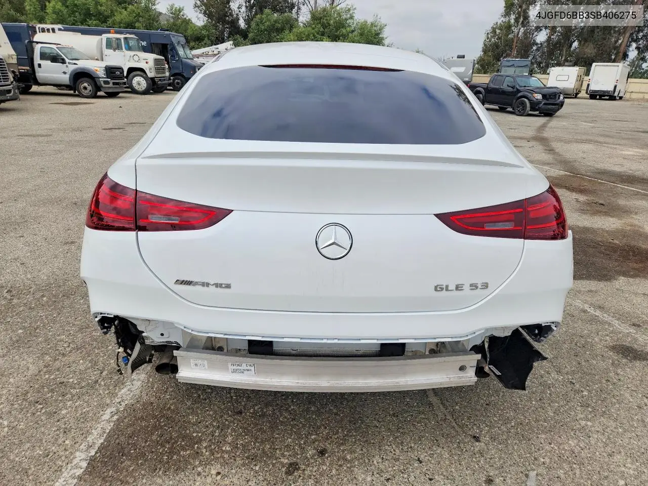 2025 Mercedes-Benz Gle Coupe Amg 53 4Matic VIN: 4JGFD6BB3SB406275 Lot: 59709066