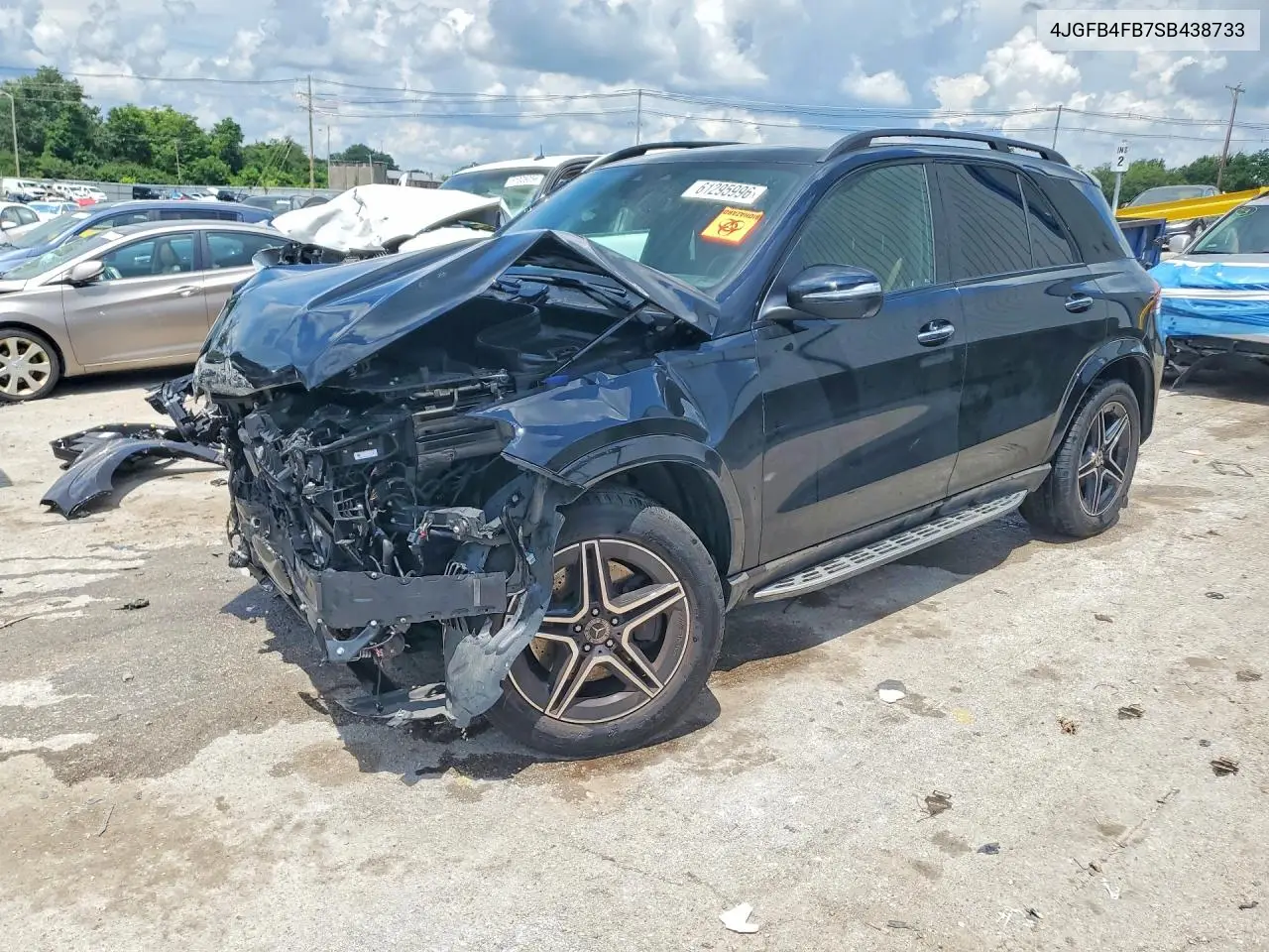 2025 Mercedes-Benz Gle 350 4Matic VIN: 4JGFB4FB7SB438733 Lot: 61295996
