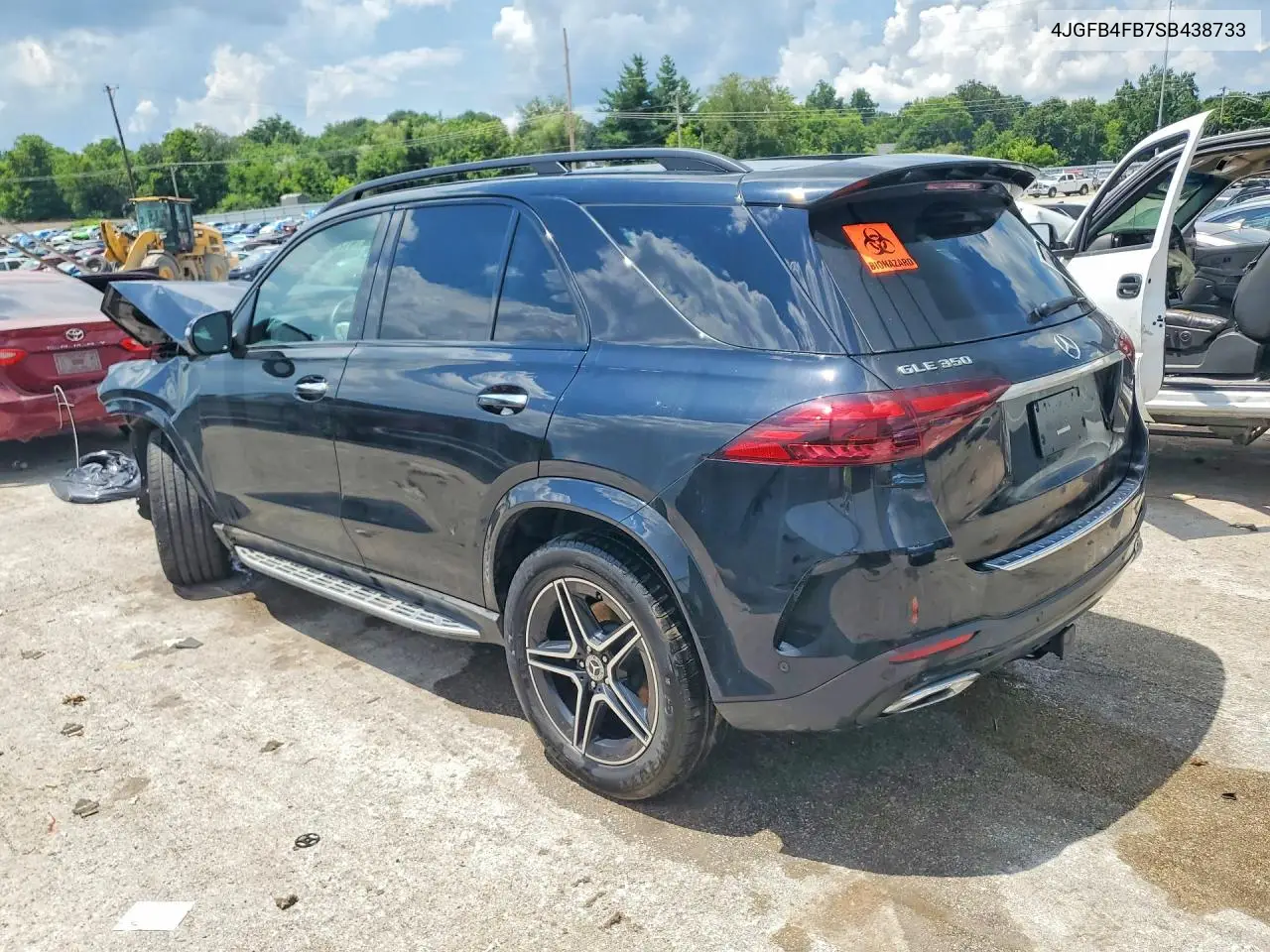 2025 Mercedes-Benz Gle 350 4Matic VIN: 4JGFB4FB7SB438733 Lot: 61295996