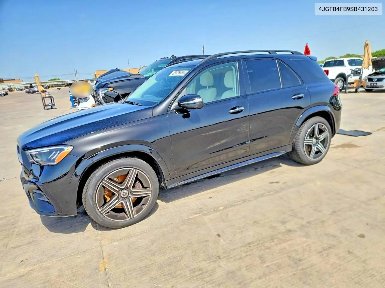 2025 Mercedes-Benz Gle 350 4Matic VIN: 4JGFB4FB9SB431203 Lot: 85628635