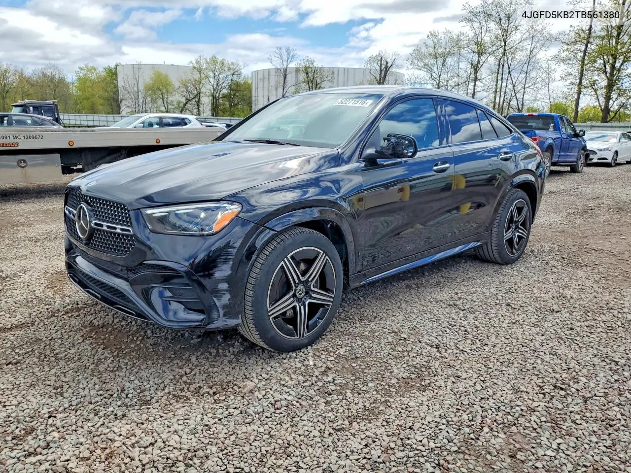 2026 Mercedes-Benz Gle Coupe 450 4Matic VIN: 4JGFD5KB2TB561380 Lot: 52271516
