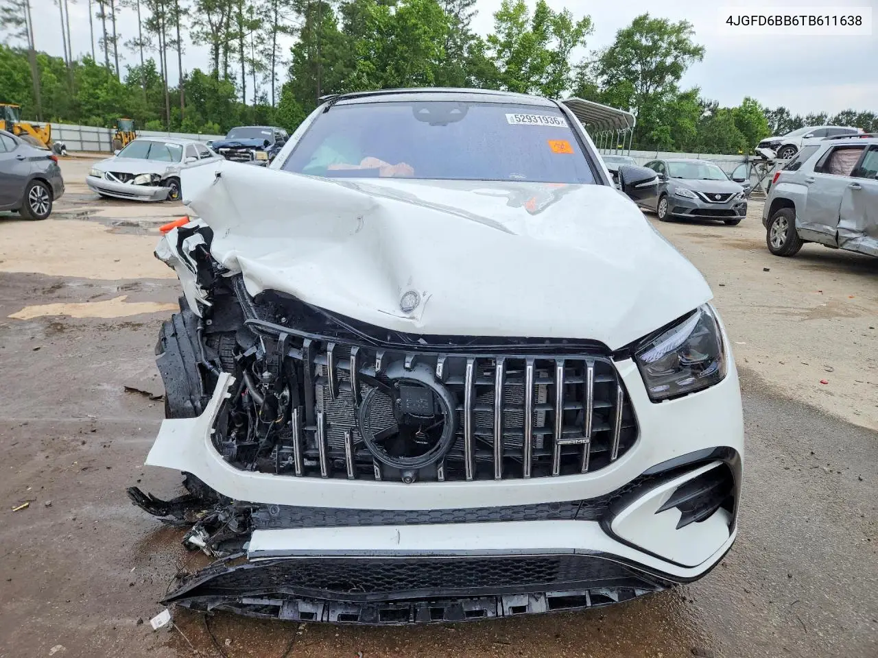 2026 Mercedes-Benz Gle Coupe Amg 53 4Matic VIN: 4JGFD6BB6TB611638 Lot: 54567216