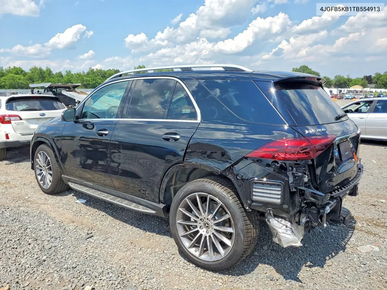 2026 Mercedes-Benz Gle 450 4Matic VIN: 4JGFB5KB1TB554913 Lot: 58596156