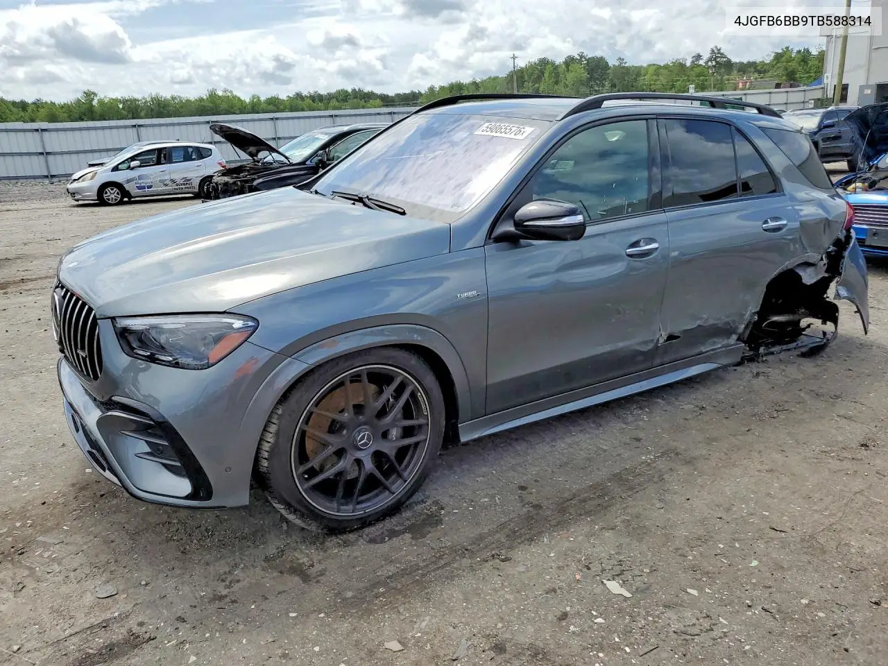 2026 Mercedes-Benz Gle Amg 53 4Matic VIN: 4JGFB6BB9TB588314 Lot: 59865576