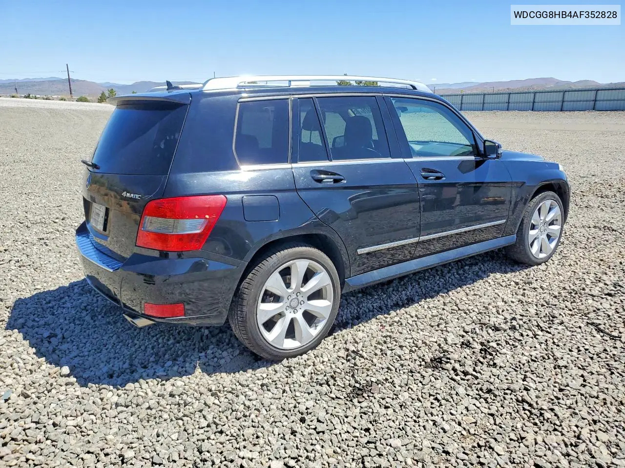 2010 Mercedes-Benz Glk 350 4Matic VIN: WDCGG8HB4AF352828 Lot: 52569876