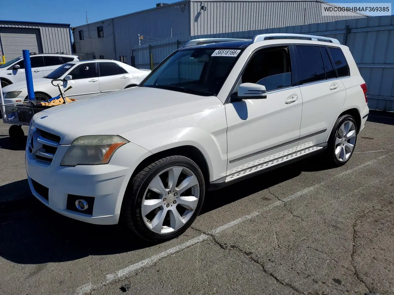 2010 Mercedes-Benz Glk 350 4Matic VIN: WDCGG8HB4AF369385 Lot: 56518166