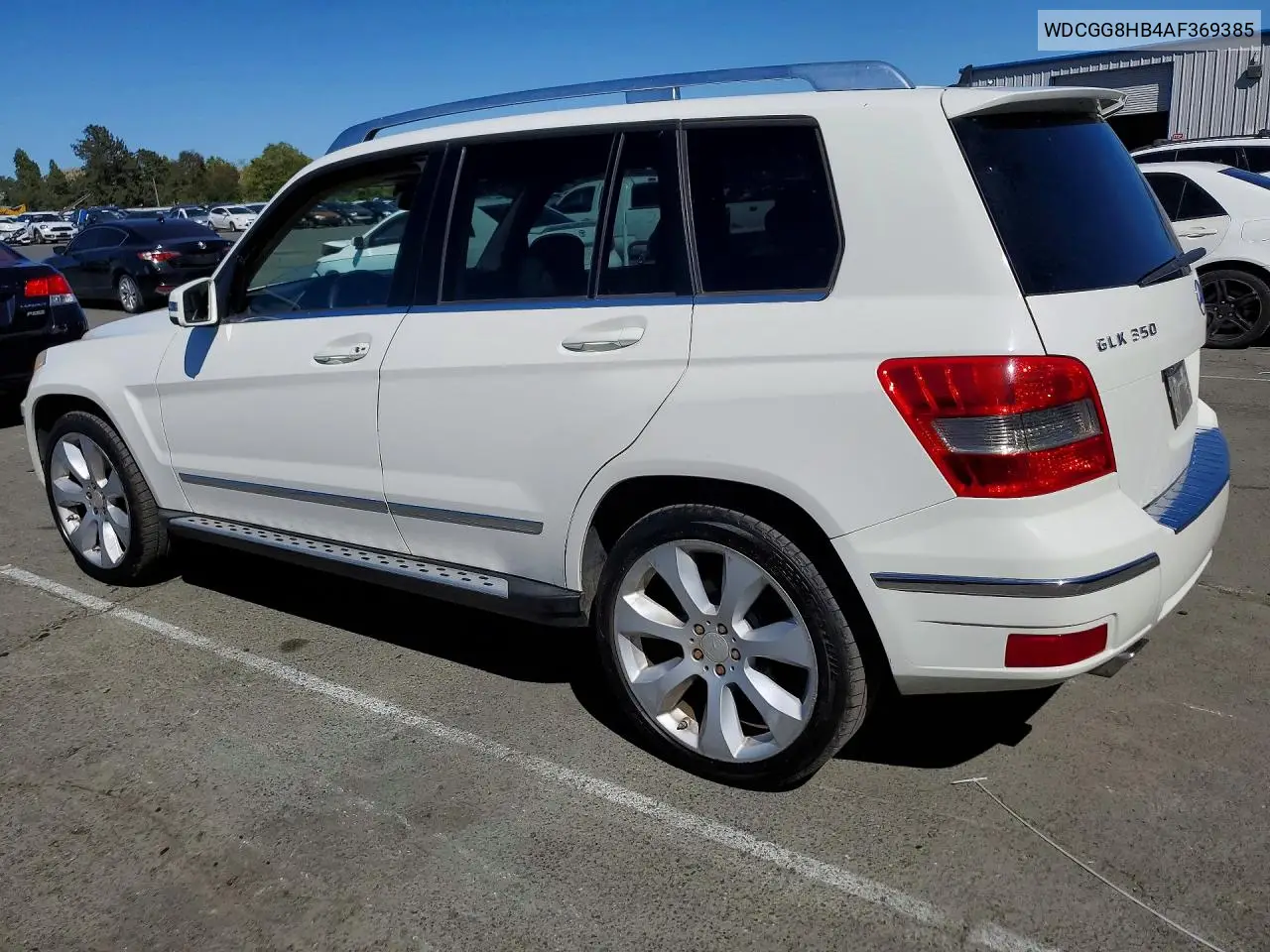 2010 Mercedes-Benz Glk 350 4Matic VIN: WDCGG8HB4AF369385 Lot: 56518166